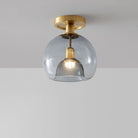 DesignEpure - Moderne Graue Glas - Deckenlampe für Stilvolle - Nolara